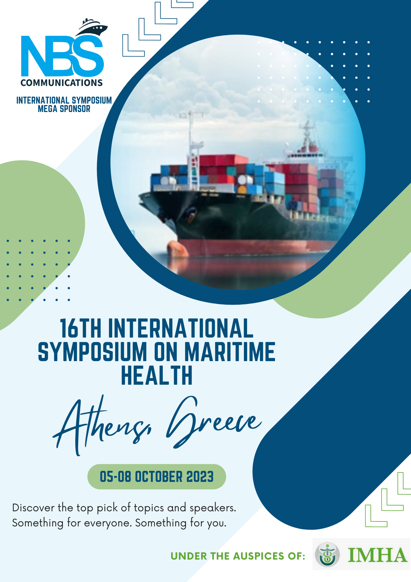 news image - NBS Communication - MEGA SPONSOR at the 16th International Symposium on Maritime Health